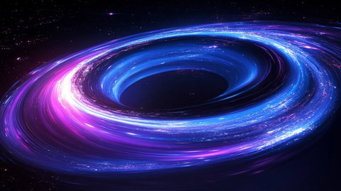 宇宙黑洞背景海报