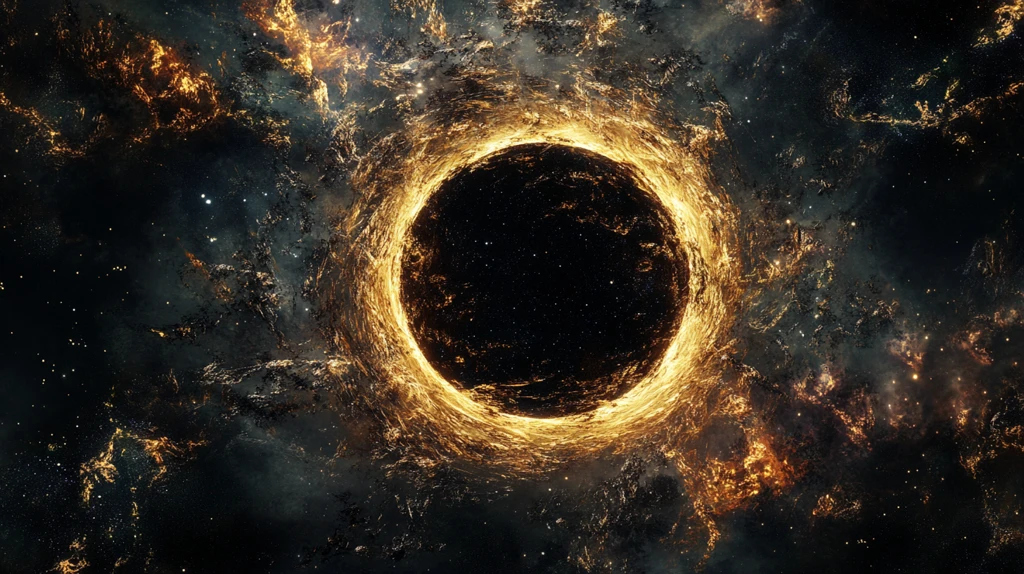 宇宙黑洞背景海报