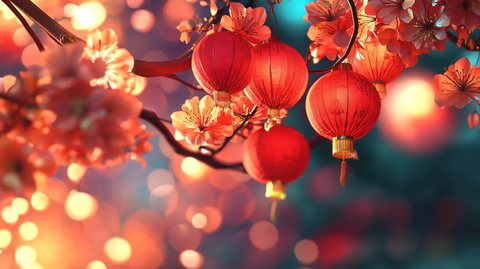 高清唯美节日灯笼