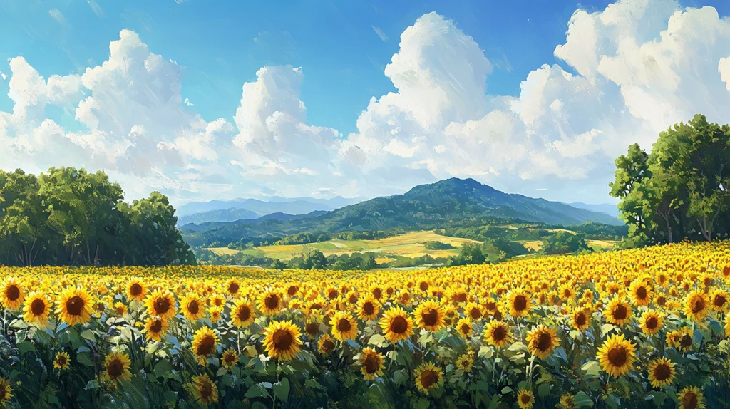 超宽幅田园景色