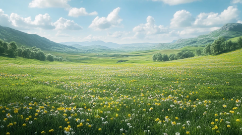 美丽草原自然风光