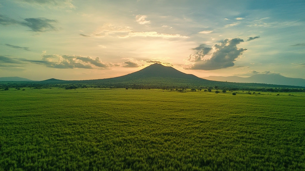 东北大面积稻田