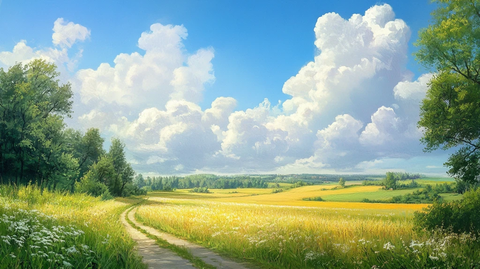 超宽幅田园景色