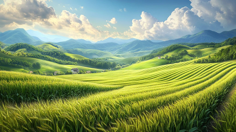 超宽幅田园景色