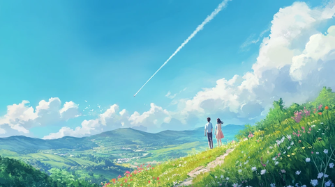 新海诚动漫风装饰画