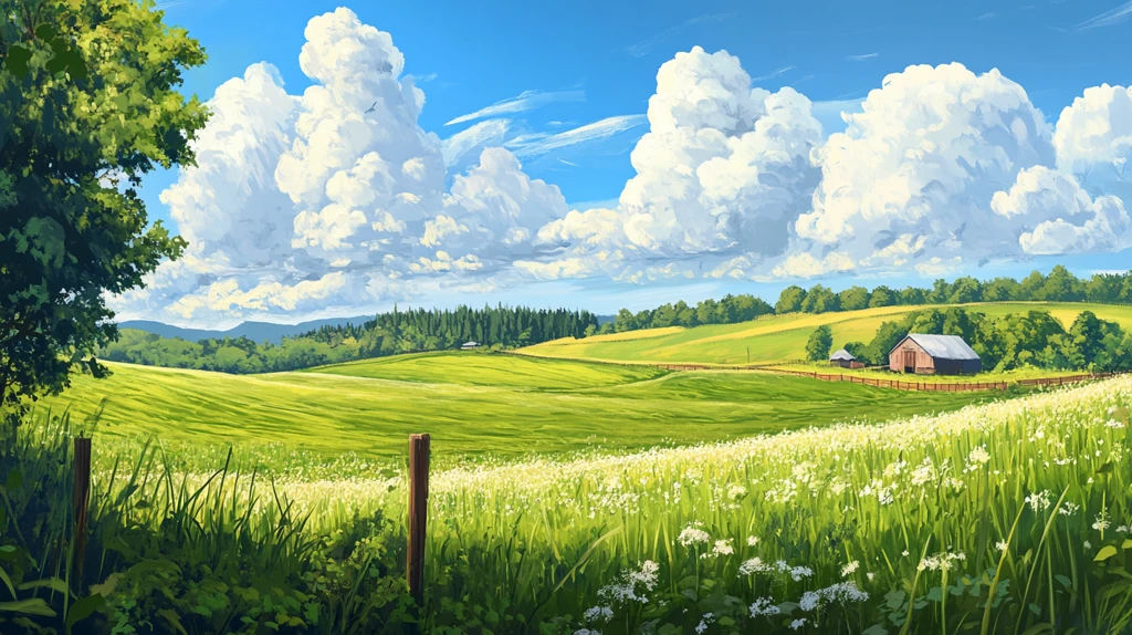 超宽幅田园景色