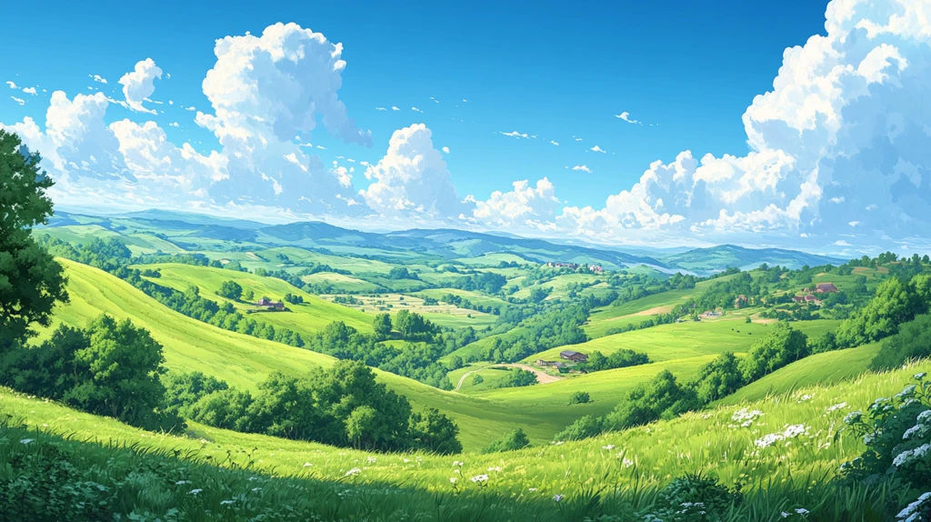 超宽幅田园景色