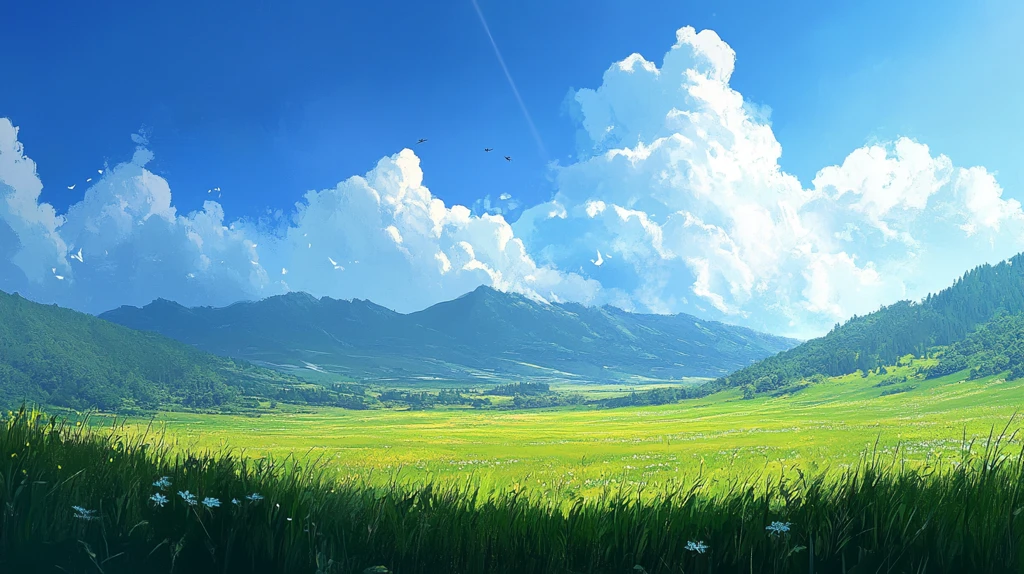 超宽幅田园景色