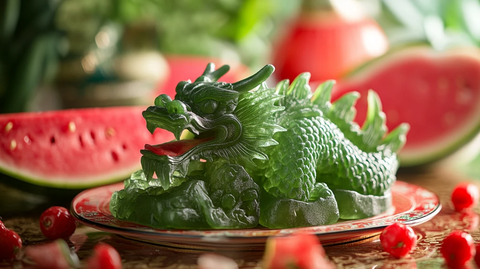美食西瓜雕刻艺术