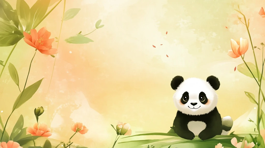 卡通熊猫壁纸