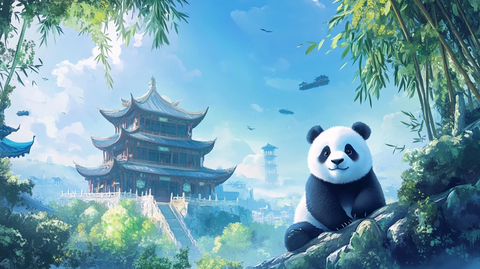 功夫熊猫插画
