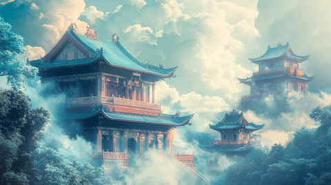 古风仙境天上宫阙