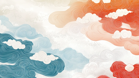彩云海水纹