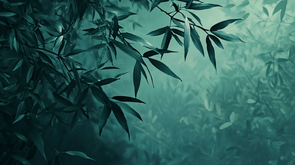 唯美竹叶背景