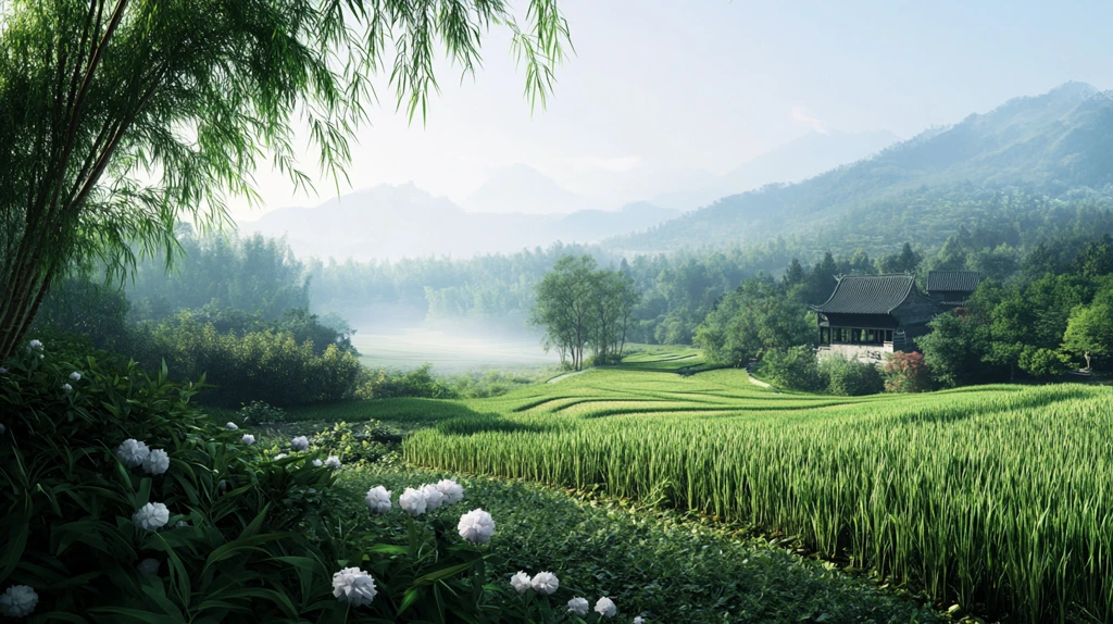 高清宽幅田园山水