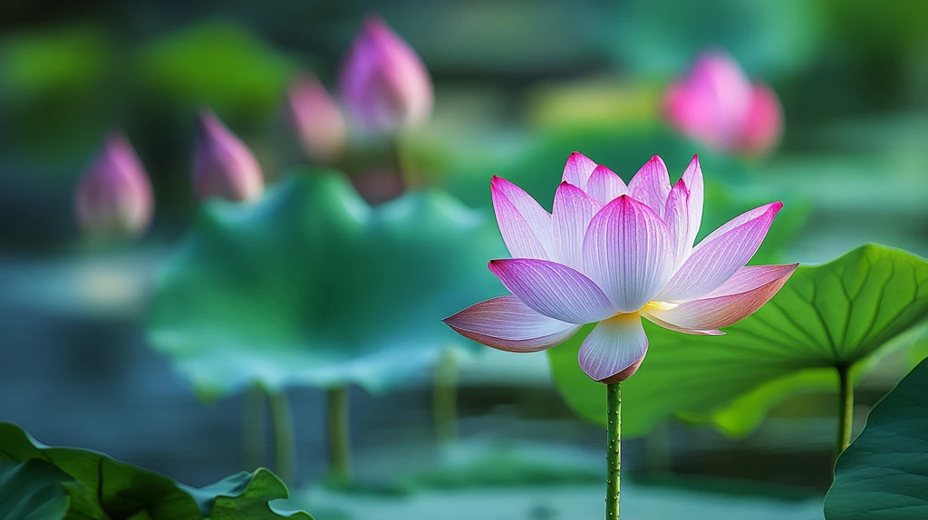 荷花高清电脑桌面壁纸