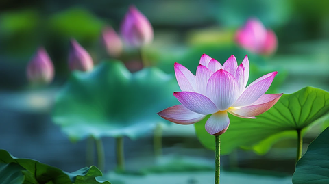 荷花高清电脑桌面壁纸