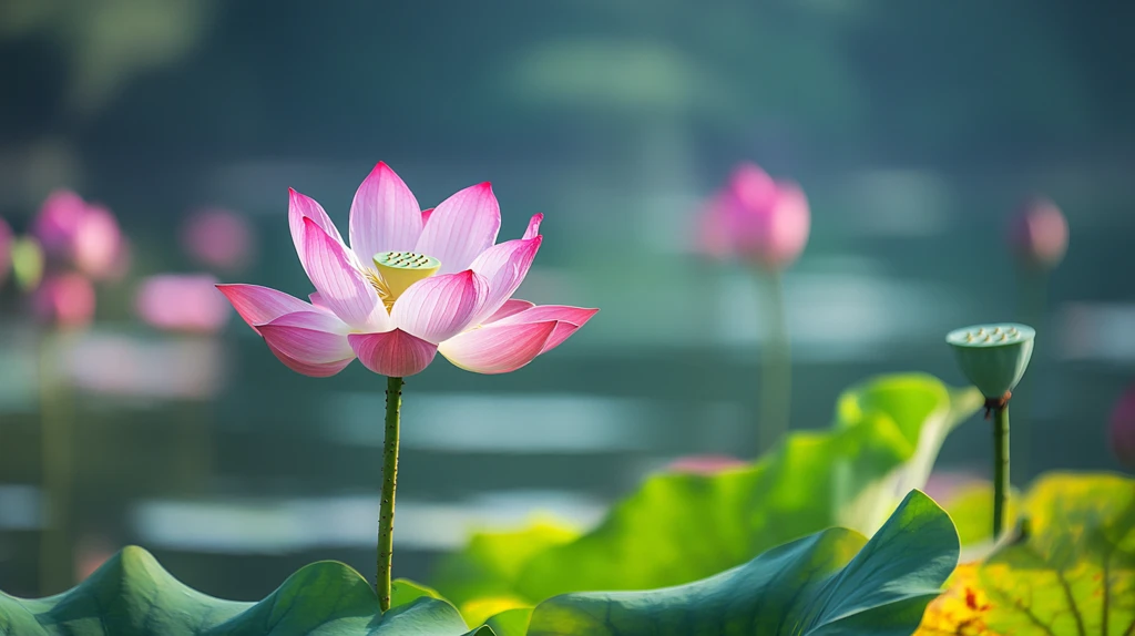 荷花高清电脑桌面壁纸