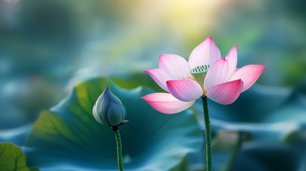 荷花高清电脑桌面壁纸