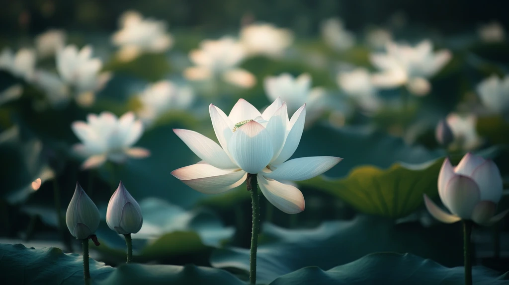 荷花高清电脑桌面壁纸