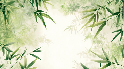 唯美竹叶背景