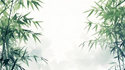 唯美竹叶背景