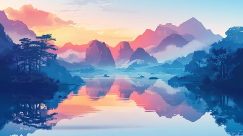 大气高清意境山水