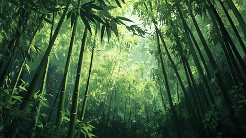 绿色竹林壁纸