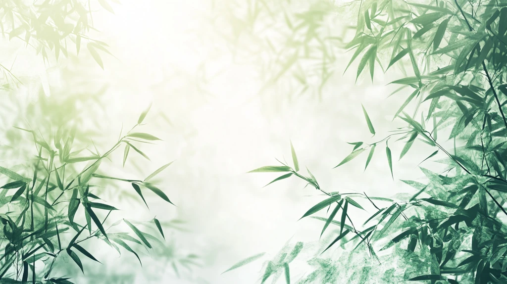 唯美竹叶背景