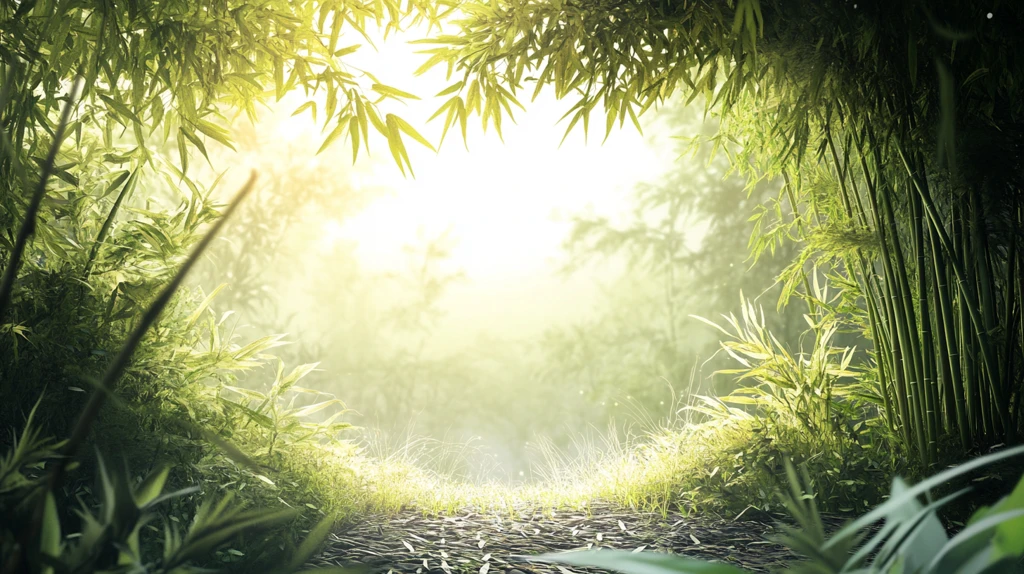 竹林小路背景