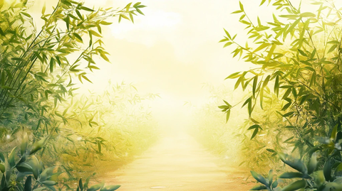 唯美竹林背景