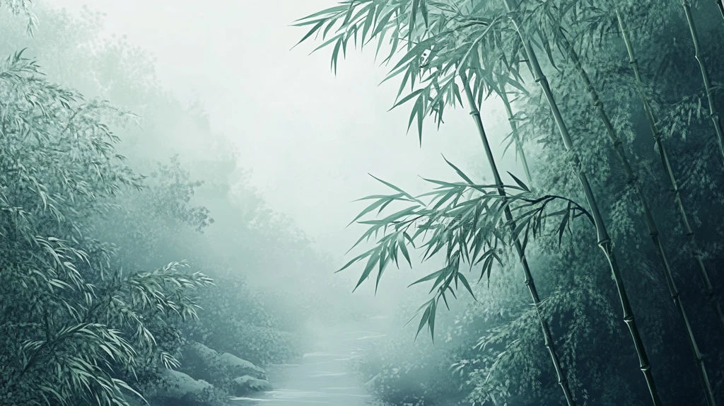 竹林意境图