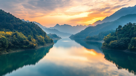 牯牛降日出日落