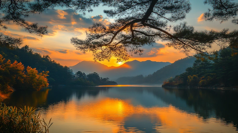 牯牛降日出日落