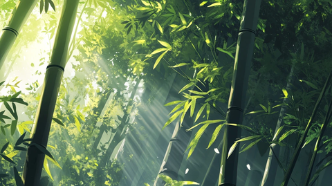 唯美竹影竹韵