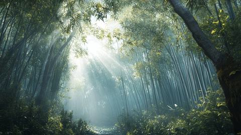 阳光森林壁纸