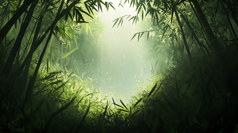 唯美竹林背景