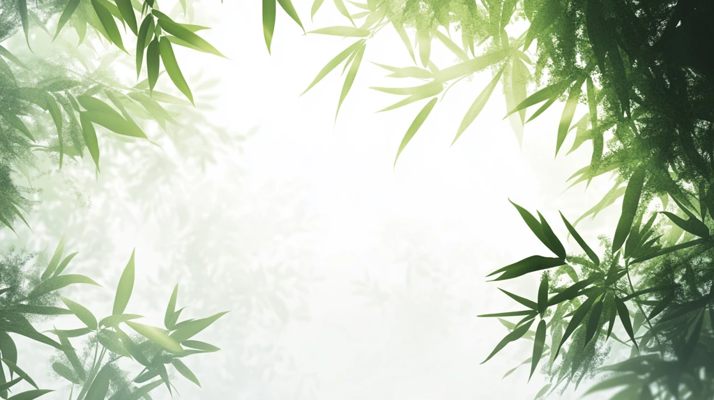 唯美竹叶背景