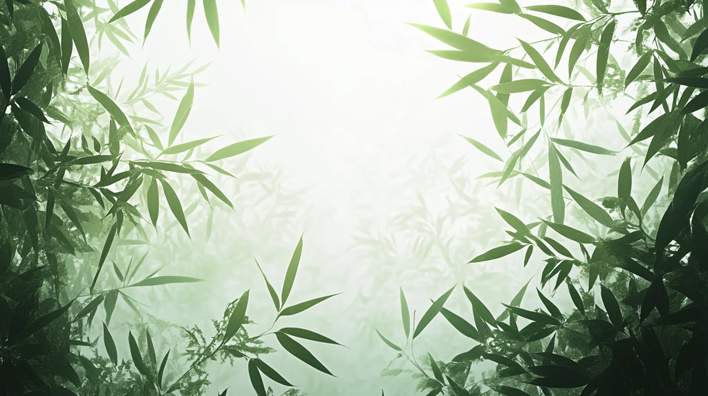 唯美竹叶背景
