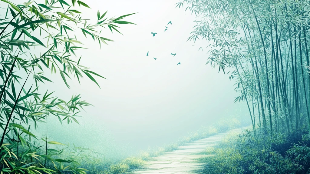 竹林意境图