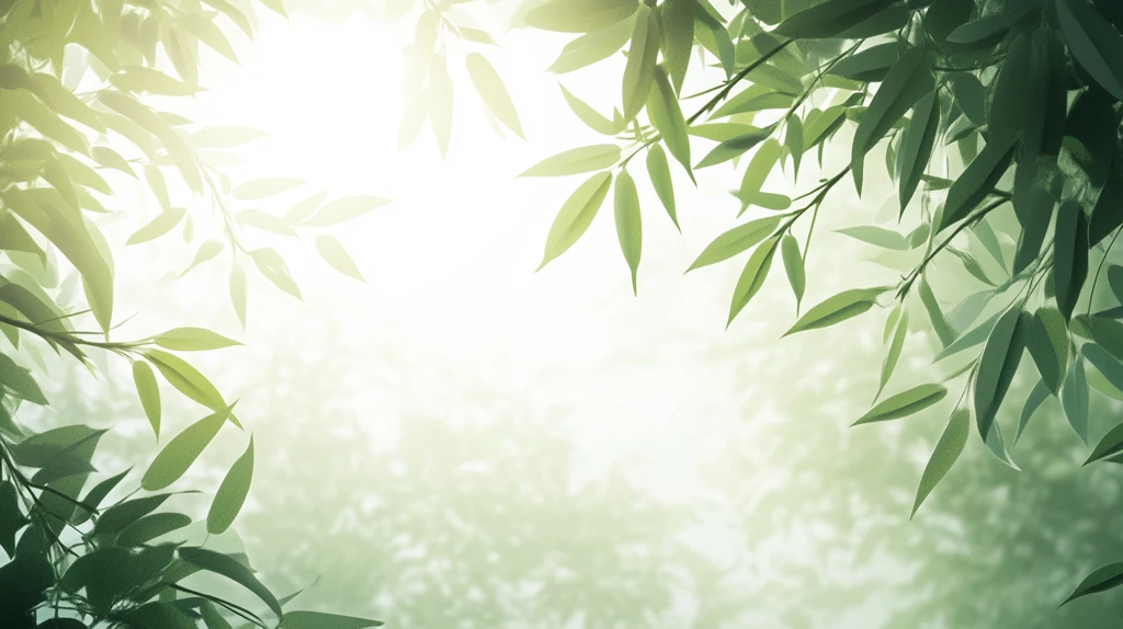 唯美竹叶背景