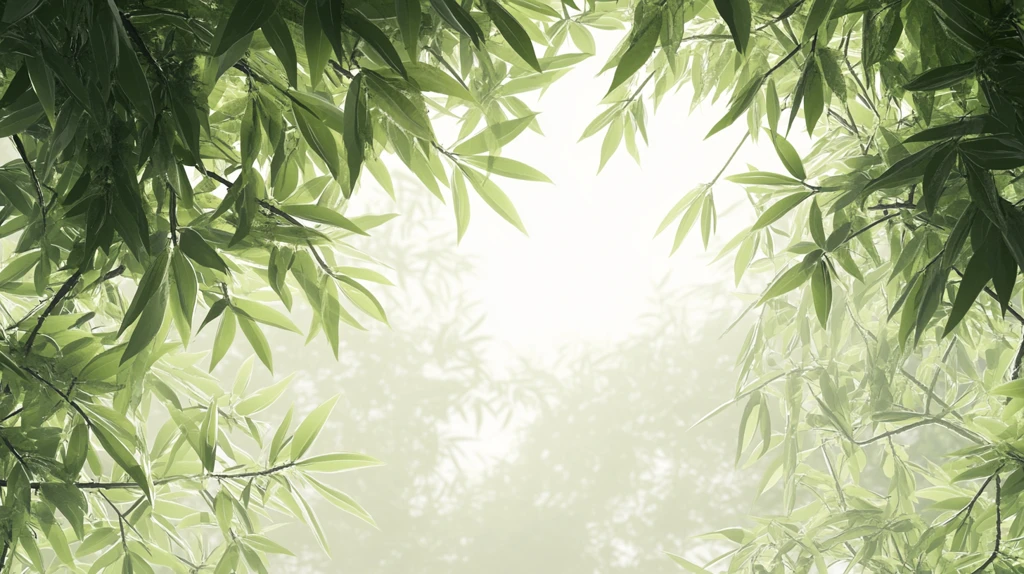 唯美竹叶背景