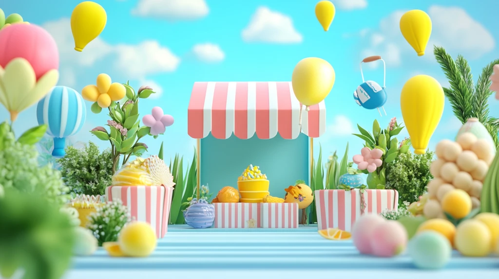 立体淘宝场景图