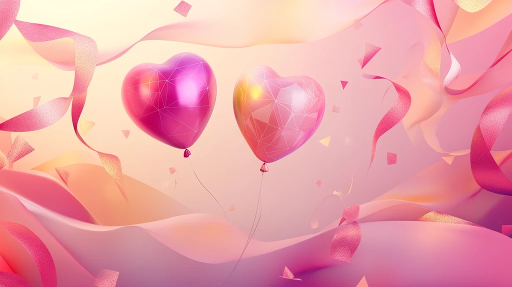 情人节爱心气球