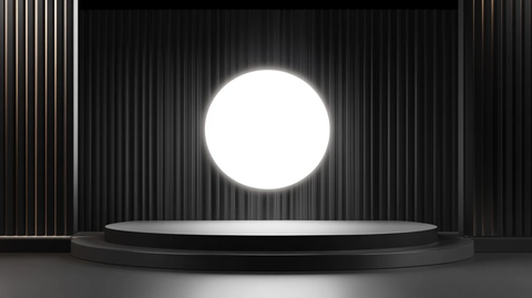 几何图形展台设计