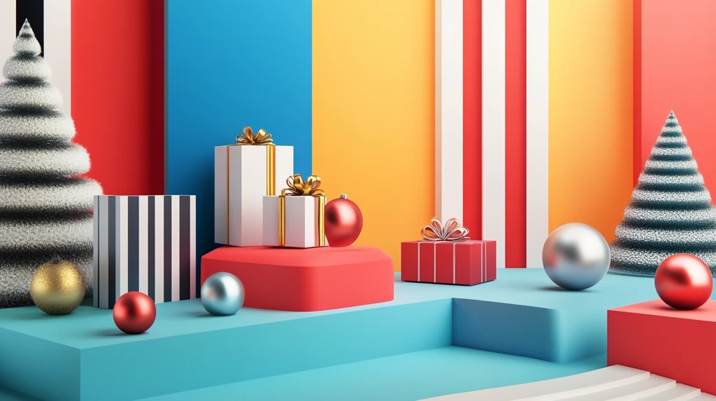 礼盒礼物礼品堆头