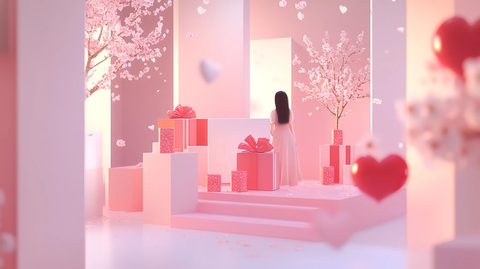 情人节网红打卡美陈