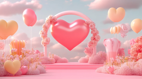 情人节美陈气氛