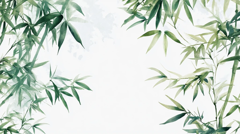 唯美竹叶背景