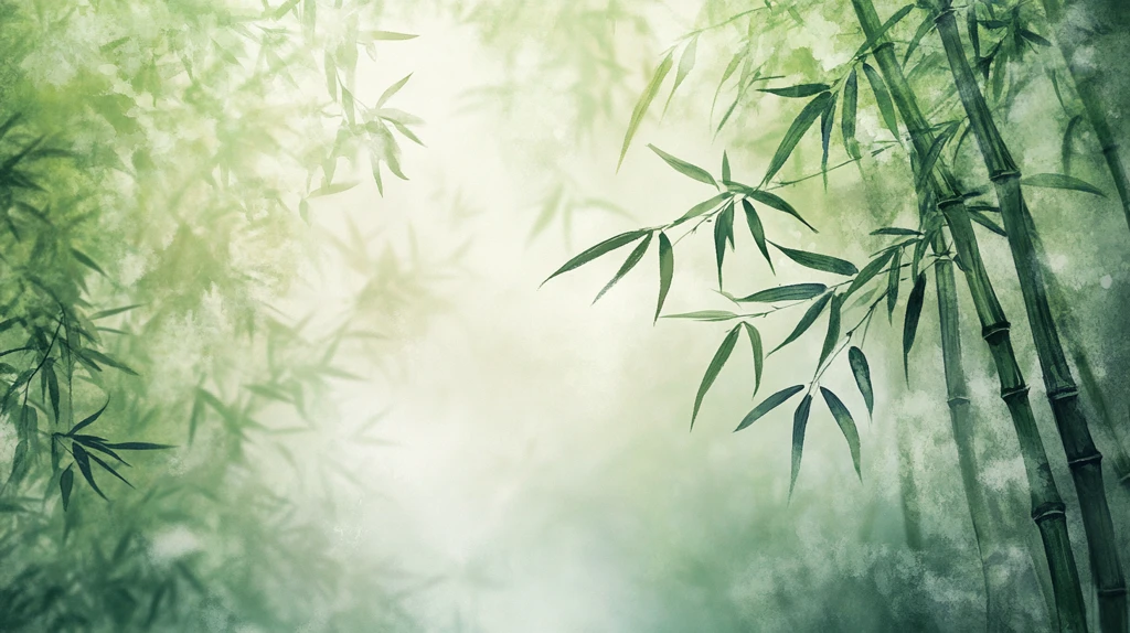 唯美竹林背景